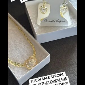 Gold Two Piece Diamond Sets